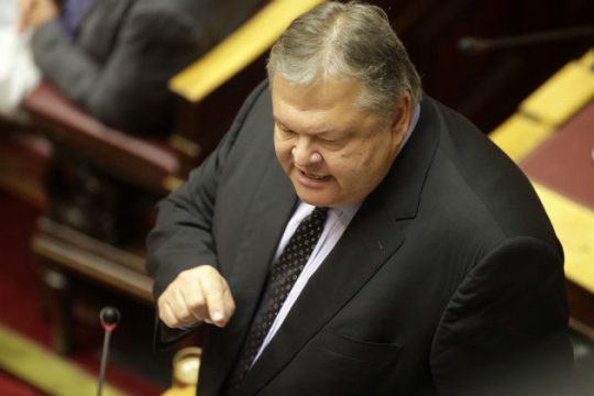 Επίκαιρη ερώτηση Βενιζέλου προς Τσίπρα