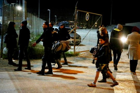 Οι πρώτες αφίξεις στην Αθήνα από την Ειδομένη