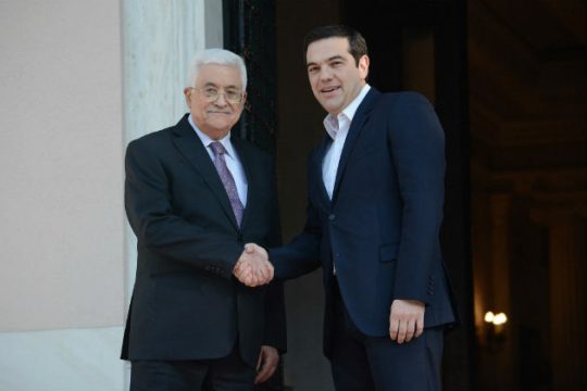 Η επίλυση του Παλαιστινιακού στο επίκεντρο της συνάντησης Τσίπρα-Αμπάς