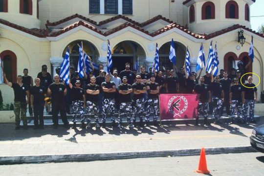 Χρυσαυγίτες εμπρηστές σε περιπολία