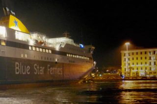 Τραυματίστηκε ναυτικός στο «Blue Star 2»