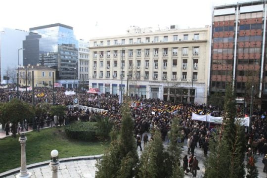 Ηχηρό «όχι» ενάντια στο ασφαλιστικό