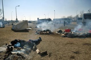 Αγρια συμπλοκή μεταξύ προσφύγων στην Ειδομένη