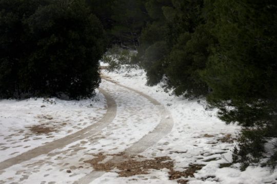 Διακόπηκε η κυκλοφορία στη λεωφόρο Πάρνηθας