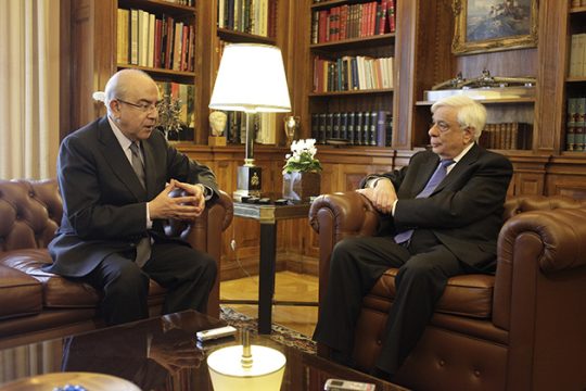 Το Κυπριακό στο επίκεντρο των συναντήσεων του Γ. Ομήρου