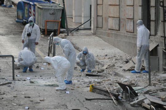 Προκήρυξη της Ομάδας Λαϊκών Αγωνιστών για τη βόμβα στον ΣΕΒ