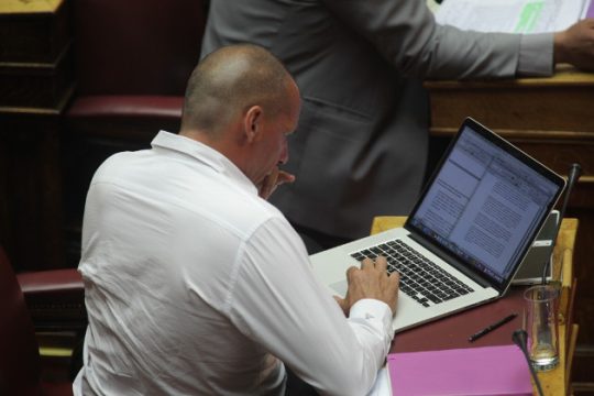 Η πρώτη του κινήματος Βαρουφάκη στο διαδίκτυο