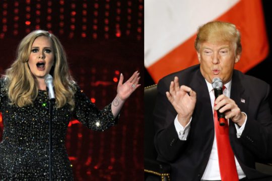 «Απαγορευτικό» από την Adele στον Ντόναλντ Τραμπ