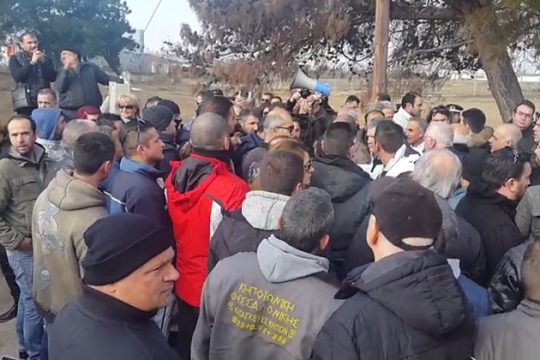 Επεισόδια στα Διαβατά για το κέντρο μετεγκατάστασης
