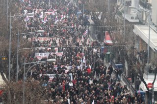 15.000 διαδηλωτές στη Θεσσαλονίκη