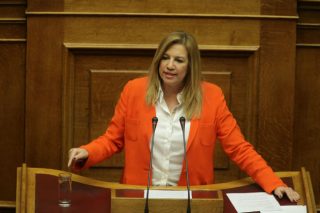 Φ. Γεννηματά: «Αμεση συνεννόηση για την εθνική τραγωδία που διαδραματίζεται»
