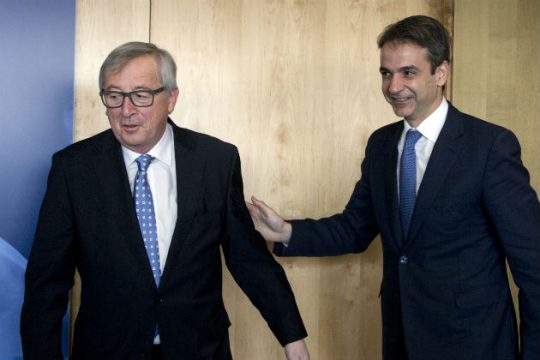 Το προσφυγικό στις επαφές Μητσοτάκη
