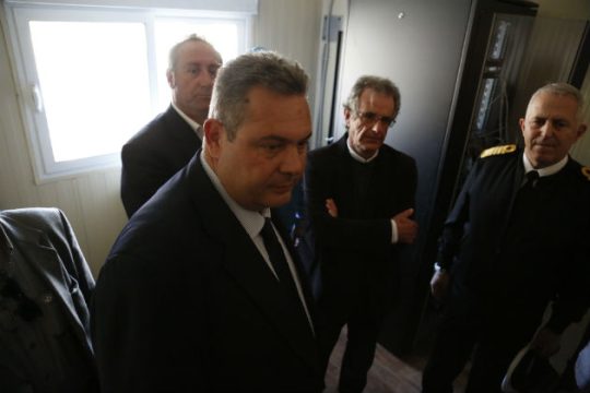 Ικανοποίηση Καμμένου για το κέντρο καταγραφής στη Χίο