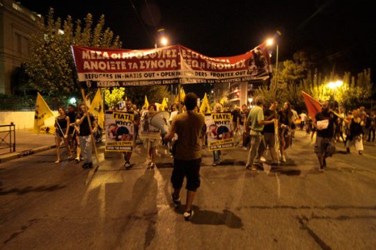 «Έξω  το ΝΑΤΟ – Καλοδεχούμενοι πρόσφυγες και μετανάστες»