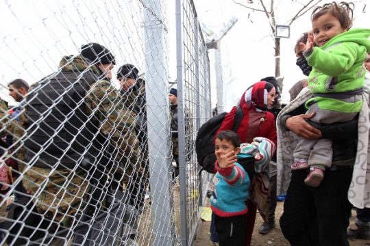 Κινητοποίηση στην Ειδομένη ενάντια στα σύνορα και τους φράχτες