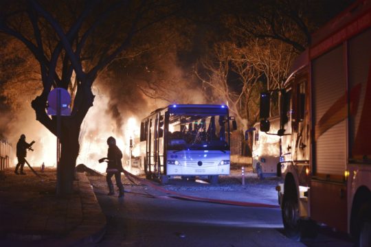 Αιματηρή έκρηξη στην Άγκυρα