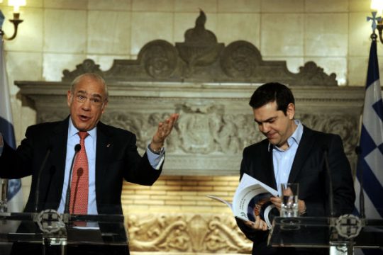Γκουρία: «Η Ελλάδα χρειάζεται οικονομική βοήθεια για το προσφυγικό»