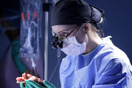 Χειρουργοί στην οθόνη τη μικρή