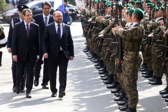 Μάρτιν Σουλτς: «Ρεαλιστική πιθανότητα η επανένωση της Κύπρου»