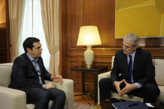 Η ανθρωπιστική βοήθεια στο επίκεντρο της συνάντησης Τσίπρα – Στυλιανίδη