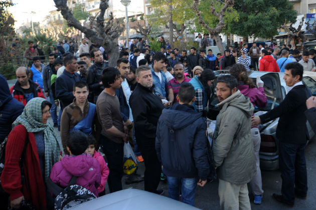 Συγκέντρωση ειδών πρώτης ανάγκης για τους πρόσφυγες