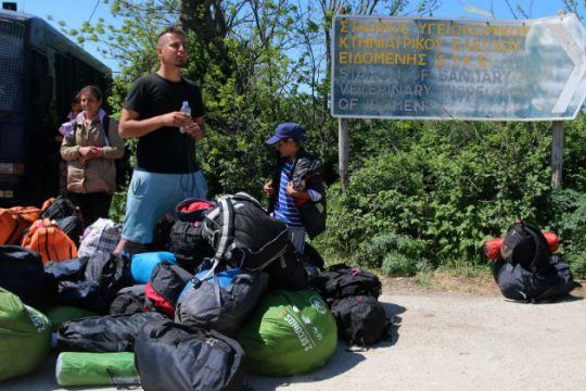 Πρώτα δείγματα αποσυμφόρησης της Ειδομένης [VIDEO]