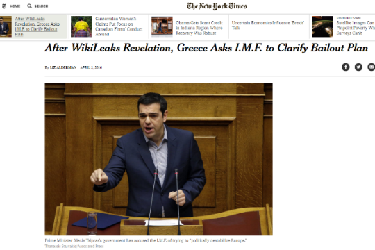 Ο διεθνής Τύπος για τις αποκαλύψεις των Wikileaks