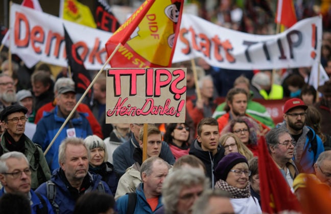 «Σταματήστε τις συμφωνίες TTIP» και από το Ανόβερο