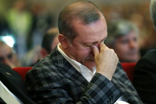 Όταν… δάκρυσε ο Ερντογάν