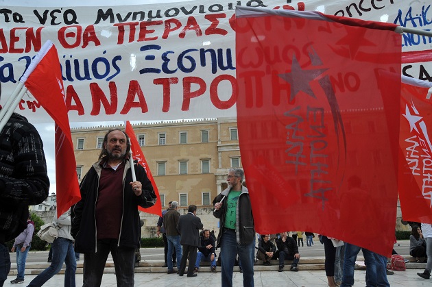Πίεση από τ’ αριστερά στην ηγεσία της ΛΑ.Ε.
