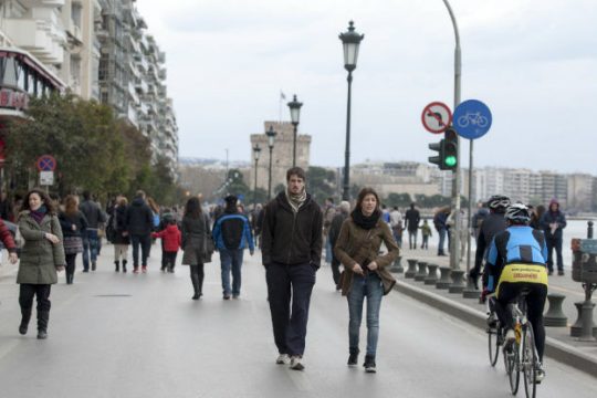 Πεζόδρομος για 6 ώρες η λεωφ. Νίκης της Θεσσαλονίκης