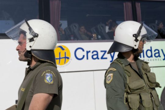 Επιχείρηση της ΕΛ.ΑΣ. γύρω από την Ειδομένη