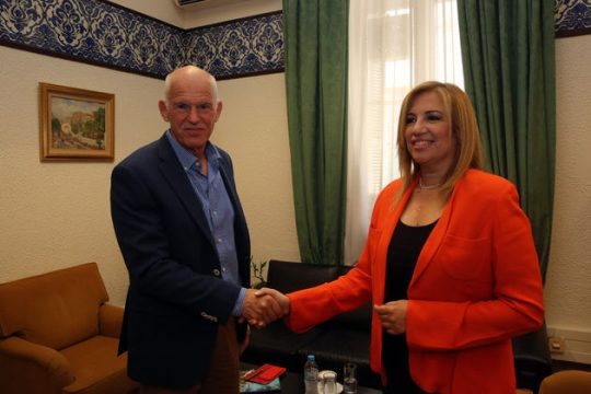 Συνάντηση Γεννηματά – Παπανδρέου