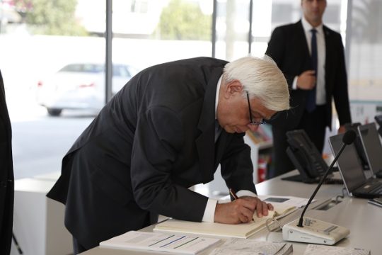 Ο Πρόεδρος στο «Νιάρχος»