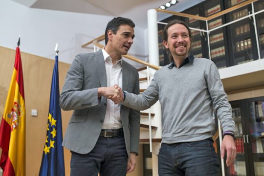 El Pais: Πλειοψηφία στη Βουλή Unidos Podemos – Σοσιαλιστές