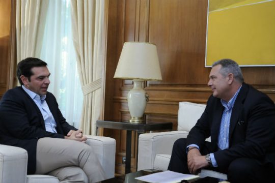 Σε αναλογικό εκλογικό σύστημα συμφώνησαν Τσίπρας-Καμμένος
