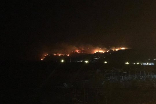 Ακόμη μια νύχτα αγωνίας στην Εύβοια