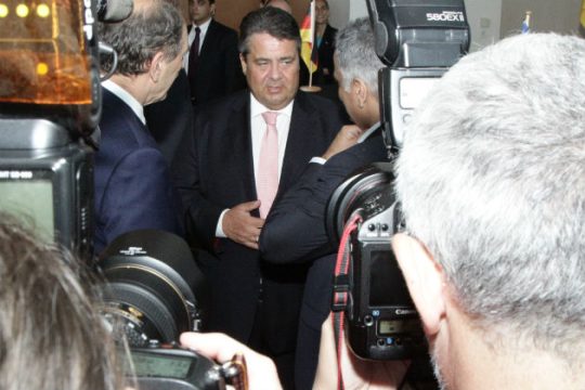 Συναντήσεις Γκάμπριελ με Τσακαλώτο, Θεοδωράκη, Γεννηματά