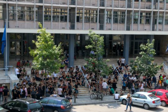 Στο αυτόφωρο οι συλληφθέντες των καταλήψεων στη Θεσσαλονίκη