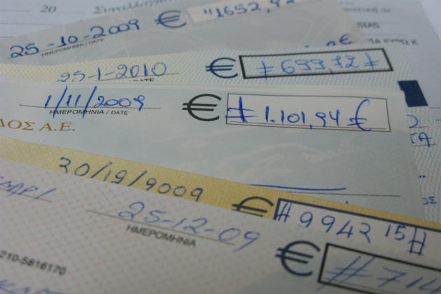 Σημαντική αύξηση ακάλυπτων επιταγών τον Ιούλιο