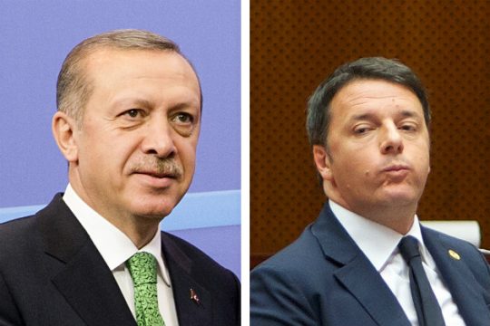 Υποδείξεις Ερντογάν στην Ιταλία και απάντηση Ρέντσι