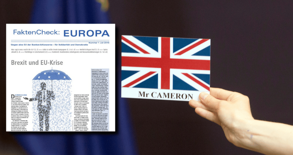 Το FaktenCheck:EUROPA για το Brexit και η κρίση της Ε.Ε.