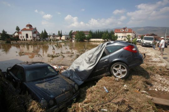 Σε κατάσταση ανάγκης η ΠΓΔΜ μετά τις ξαφνικές πλημμύρες