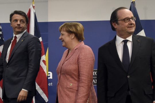 «Ραντεβού για τρεις» για τη μετά το Brexit εποχή