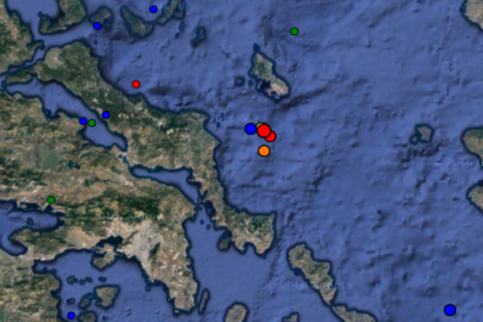 Δύο σεισμοί κοντά στη Σκύρο
