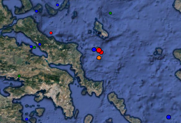 Δύο σεισμοί κοντά στη Σκύρο