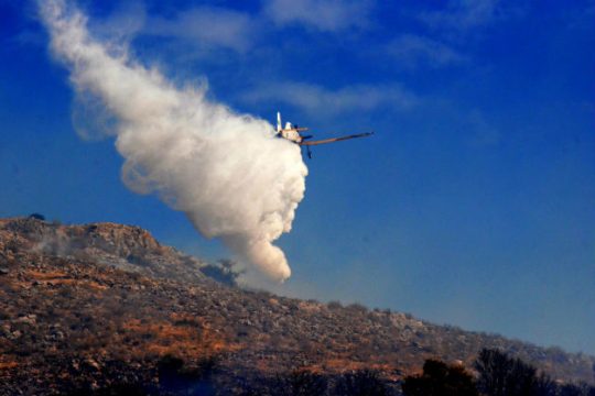 Χωρίς ενεργό μέτωπο η πυρκαγιά στη Ζάκυνθο