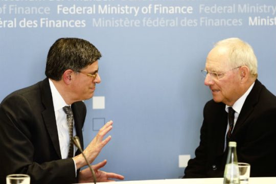 Μήνυμα Λιου σε Σόιμπλε για τερματισμό της λιτότητας