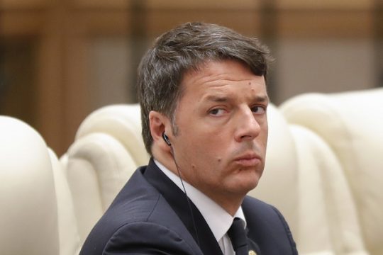 Ρέντσι: Δεν θα είμαι συνένοχος στο λάθος