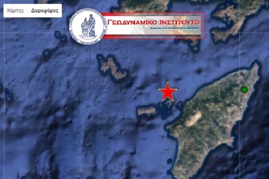 Ισχυρός σεισμός ταρακούνησε τη Ρόδο